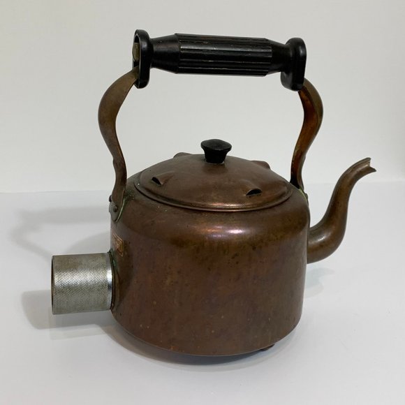 Swan Brand Design Vintage Swan Brand Bulpitt Copper Electric Kettle